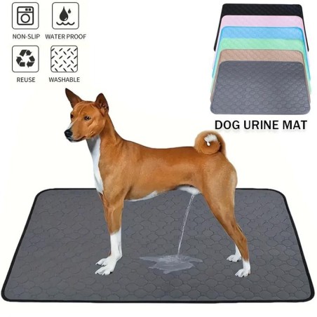 Waschbares, wiederverwendbares Haustier-Pipi-Pad – vierlagiges, wasserdichtes Hunde-Trainingspad, Haustierbett, Urinmatte für
