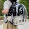 Transparente Katzentragetaschen Space Breathable Haustier-Rucksack Tragbarer Welpen-Haustier-Rucksack Transportträger Space C