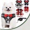 Elegante Hundehalsbänder mit Schleife, Krawatte, Zugseil, Weihnachtsgeschirr für kleine und mittelgroße Hunde, Brustgurt für