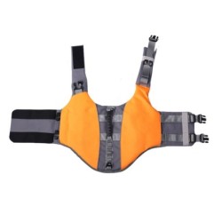 Hundeschwimmweste, verstellbar, hohe Sichtbarkeit, leichte Schwimmweste für Haustiere, bequeme Sicherheitsweste für Hunde M o