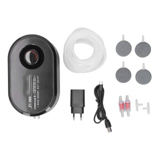 Aquarium Sauerstoff Luftpumpe Doppel Schicht Schallschutz Auto Lithium-Batterie Ruhig Aquarium Luftpumpe