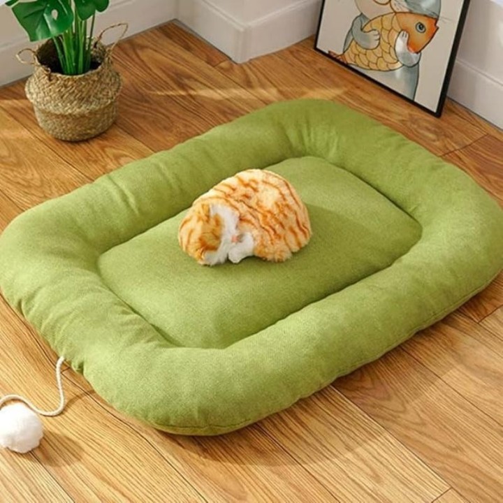 Die quadratische Nestmatte für Haustiere ist eine weiche, bequeme und hochelastische Katzen- und Hundematte, universelle quad