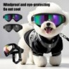 Hundebrille, wind- und staubdicht, beschlagfrei, UV-Schutz, Haustier-Sonnenbrille mit verstellbarem Riemen für Reisen mit Hau