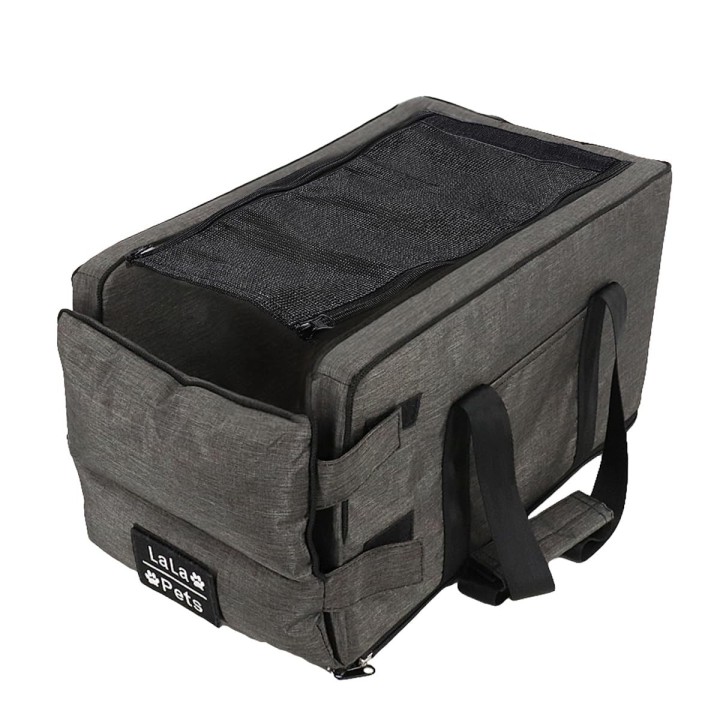 in einer Hundezeitschrift und unter Aufsicht eines Drive Box Drive Bed mit Bodenplatte Kleiner Hund Haustierträger Deckel [Ve