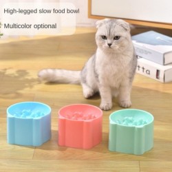 8CM Katze Becken Anti Würgen Pet Schüssel Mode Katze Lebensmittel Schüssel rosa