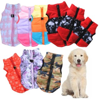 Handgemachter Bekleidungsanzug Outdoor Indoor Haustier Warmer Mantel Welpe Wattierte Jacke Verdickte Kleidung Hundeweste Snow