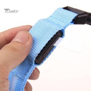 Puntos Pet wiederaufladbare Halsband-Halskette für Hunde und Welpen, Anti-Verlust, USB-blinkendes LED-Licht XS gelb