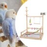 Papagei Vogel Spielplatz, Sittich Spielständer, Holz Barsch Gym Laufstall für