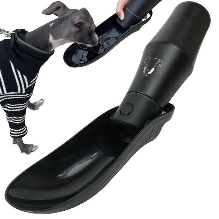 DOGPET Edelstahl-Wasserflasche zum Gassigehen mit Hunden, Trinkwasser, auslaufsichere Wasserflasche, großes Fassungsvermögen