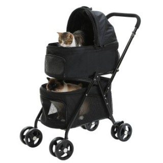 Pawz Road Hundewagen 87×48×104 cm schwarz