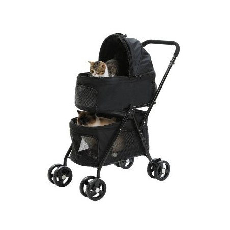 Pawz Road Hundewagen 87×48×104 cm schwarz