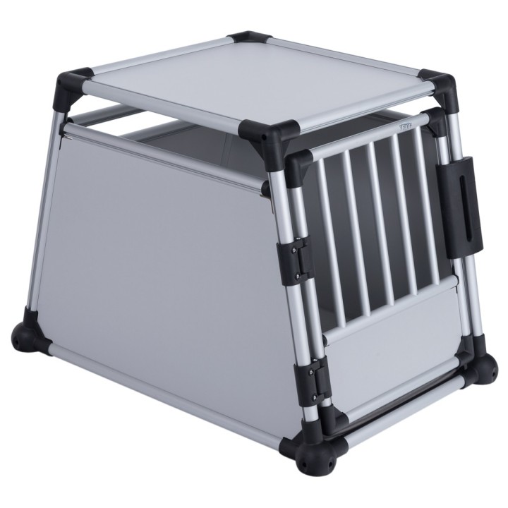 Trixie Hundebox Aluminium - B 63 x T 90 x H 65 cm (Größe M-L)