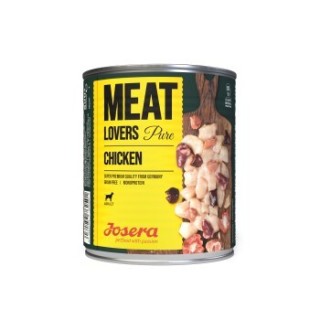 Josera Nassfutter Hund, Adult, Meat Lovers, Huhn pur 6x800 g