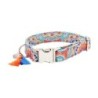 PELLINA Halsband Hund Hippie Blue silber L