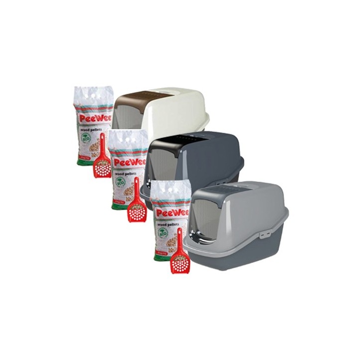 PeeWee EcoHus Katzenklo Extra Klappe
