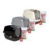 PeeWee EcoDome Katzentoilette Klappe (Inklusive Filterdeckel) - Grau
