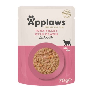 APPLAWS Cat Adult Thunfischfilet & Pazifikgarnelen 70g