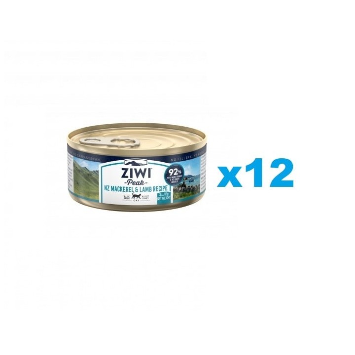 ZIWIPEAK Cat Mackerel&Lamb Makrele&Lamm 12 x 85 g