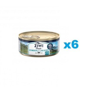 ZIWIPEAK Cat Mackerel&Lamb Makrele&Lamm 6x85 g