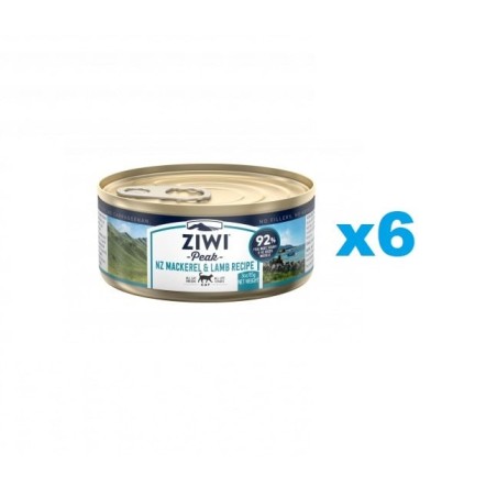 ZIWIPEAK Cat Mackerel&Lamb Makrele&Lamm 6x85 g