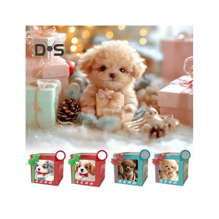 Roboterhund, elektrisches Haustier, realistischer, flauschiger Welpenroboter, interaktives Spielzeug, Hund, der geht, bellt,