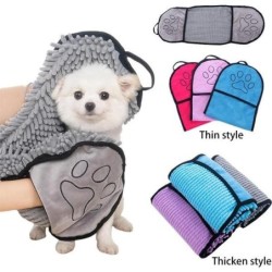 1 Stück Handtücher für kleine Haustiere zum Abtrocknen von Hunden – strapazierfähiges, weiches Mikrofaser-Badetuch – sehr sau