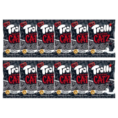 Trolley Lakritze 100g x 12 Beutel Cat's