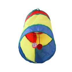 Katzentunnel, sicherer, umweltfreundlicher, interaktiver Regenbogen-Spieltunnel für kleine Haustiere, Hunde, kleiner Tunnel