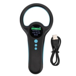Haustier-Mikrochip-Lesegerät, 134,2 K, Doppelfrequenz-Chip, Haustier-ID-Scanner, wiederaufladbarer Handheld-Tieranhänger