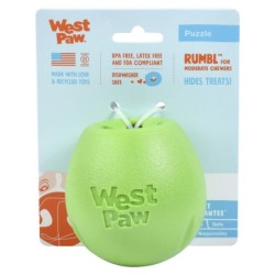 West Paw Hundespielzeugball Zogoflex Echo Rumble Jungle Green Größe S grün