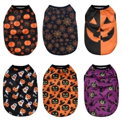 Hundekleidung für kleine und mittelgroße Hunde und Katzen, Herbst/Winter, Halloween, Festival, bedruckte Kleidung, Chihuahua,