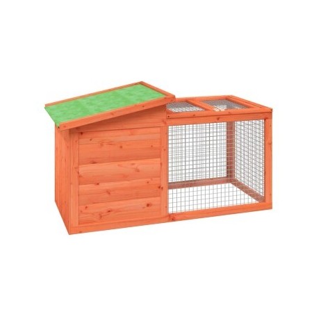 VidaXL Kaninchenstall 100,5x54x55cm (L x B x H) naturfarben