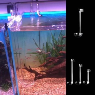 Aquarium Feeder Hohe Transparenz Haken Design Fisch Garnelen Fütterung Rohr Feeder Heimgebrauch S