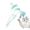 ONEKOSAMA Katzenball, Federspielzeug, 3-teiliges Set, Federglocke, langlebige Schnur, Schnur für Katzen, Katzenstück [3 Set/G