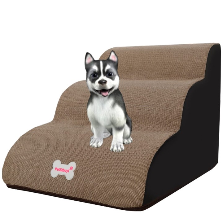 Hunde-Haustier-Haustier-Haustier-Haustier-kleines Haustier-Hund-älterer Hunde-Abdeckung Waschbare Treppe, Schritte, 2/3 Schri