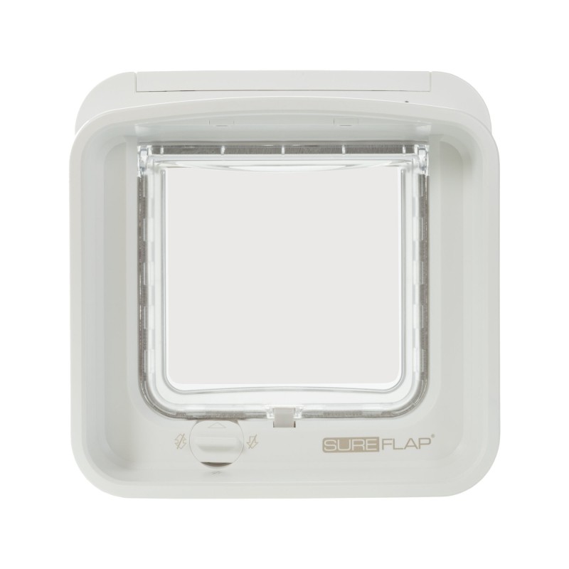 SureFlap DualScan Katzenklappe- Weiß