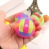 Zahnreinigungsquietschen, interaktiver Elastizitätsball, blinkender, federnder Volleyball, Kauspielzeug für Hunde, Gummibälle