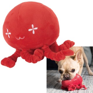 Martian Hundespielzeug, Haustierspielzeug mit Pfeife, macht Geräusche, zum Spielen, Stressabbau, gemeinsames Spielen, Dehnen,