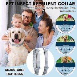 8 Monate, Anti-Parasiten-Halsband, Anti-Floh, Anti-Zecken, Leishmaniose, für kleine und mittelgroße Hunde One Size