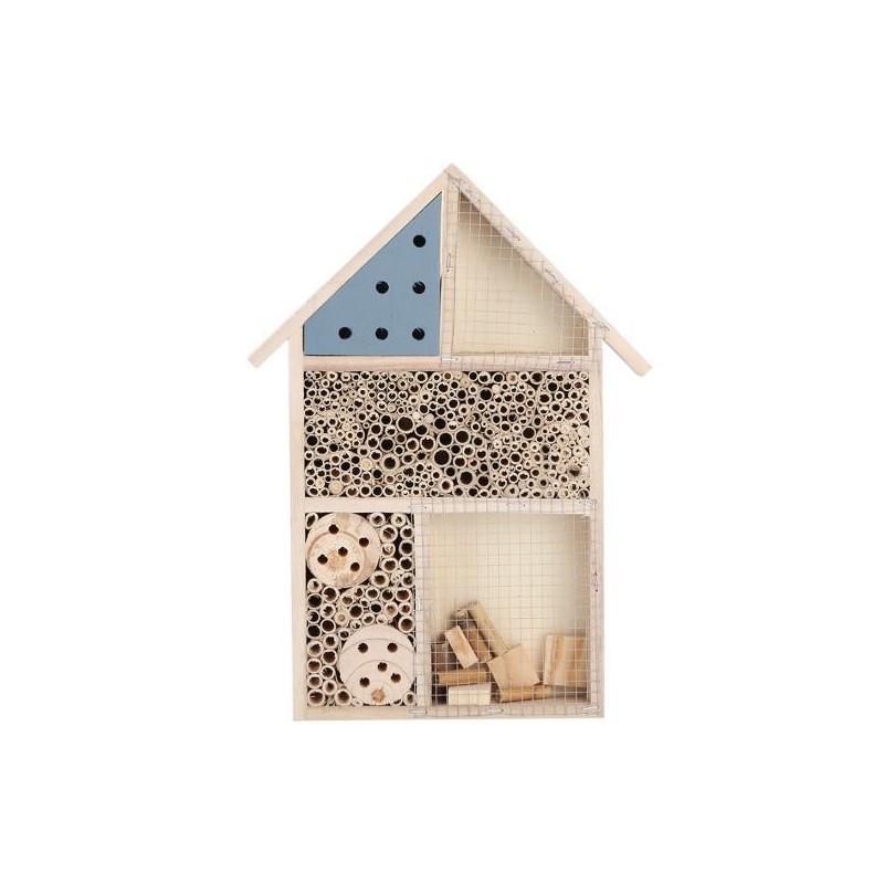 Holz-Insekten-Bienenhaus, Holzkäferzimmer, Hotel, Unterschlupf, Gartendekoration, Nester, Box