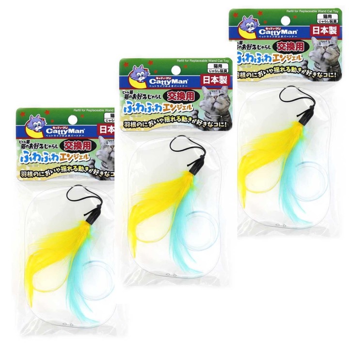 Cattyman Spielkatze Ersatz für Lieblingsspielkatze Fluffy Angel x 3 Katzen