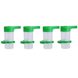 4 stücke Pet Trinker Lebensmittel Feeder Waterer Clip Für Käfig Vogel Papagei Nymphensittich Budgie