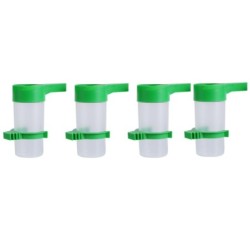 4 stücke Pet Trinker Lebensmittel Feeder Waterer Clip Für Käfig Vogel Papagei Nymphensittich Budgie
