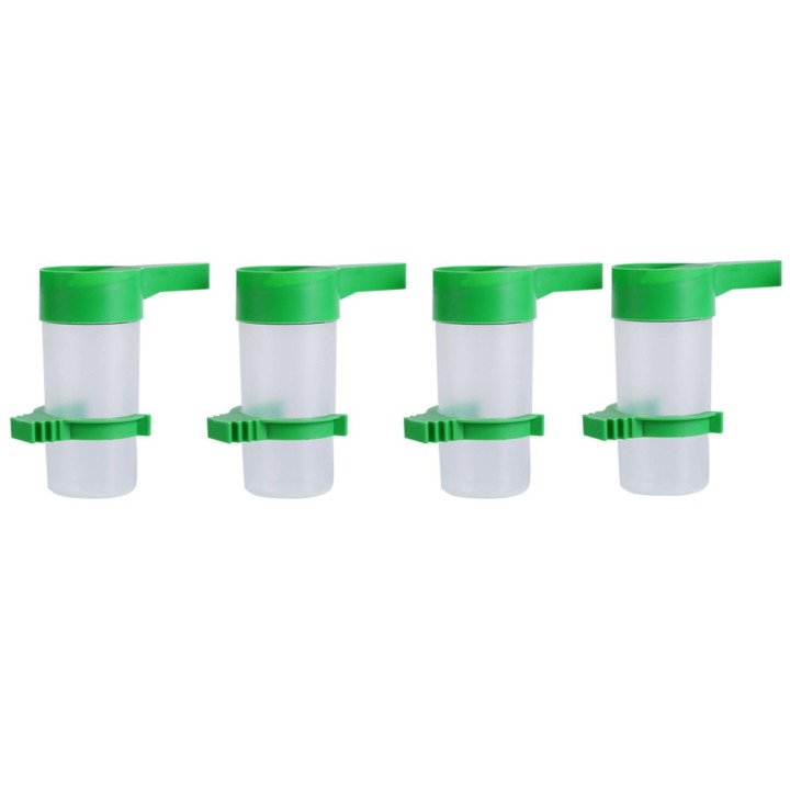 4 stücke Pet Trinker Lebensmittel Feeder Waterer Clip Für Käfig Vogel Papagei Nymphensittich Budgie