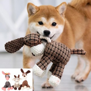 Esel-Hundespielzeug für große Hunde, Plüsch-Hundespielzeug für aggressive Kauer, Plüsch-Hundespielzeug, langlebiges, quietsch