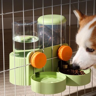 Hundefutterautomat Automatische Fütterung Wasser Feeder Haustier Katze Käfig Hängen Käfig Trinkwasser Feeder Spezielle 25*24*