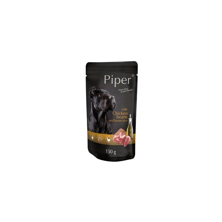 DOLINA NOTECI PIPER mit Hühnerherz und Reis 150 g Nassfutter für ausgewachsene Hunde