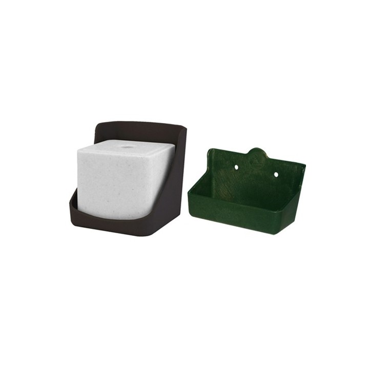 Lecksteinhalterung aus Kunststoff