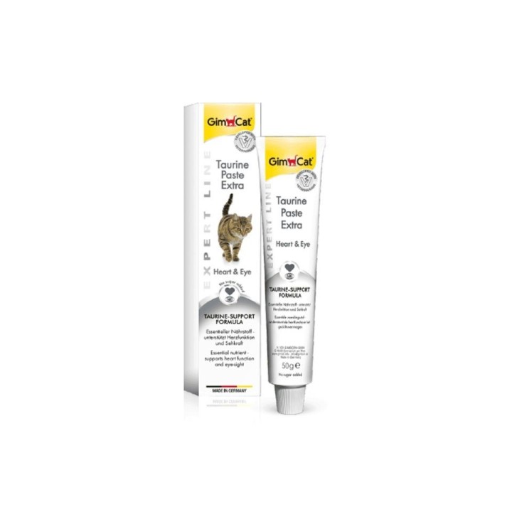 GIMCAT Expert Line Taurine Pasta Extra 50 g Paste für Sehkraft und Herzfunktion