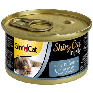 GIMCAT Shiny Cat Tuna&Shrimp in Jelly 70g